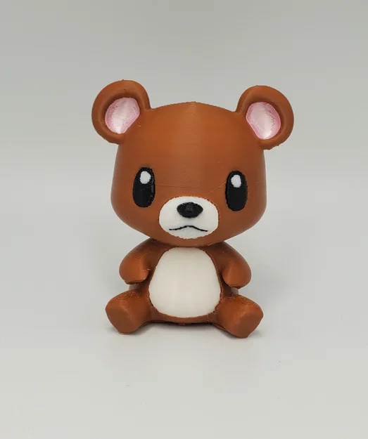 Mô hình gấu Teddy dễ thương trang trí bàn làm việc (File in 3D STL) - Image 1