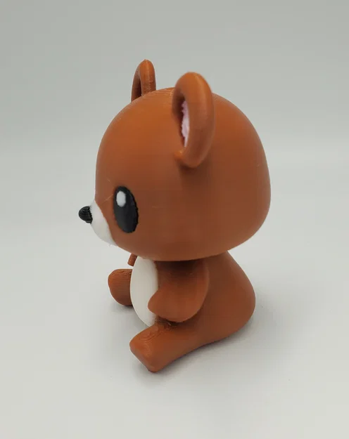 Mô hình gấu Teddy dễ thương trang trí bàn làm việc (File in 3D STL) - Image 2