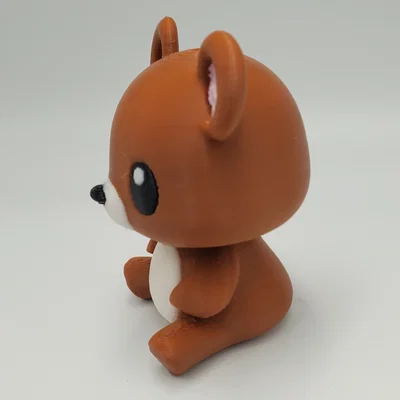 Mô hình gấu Teddy dễ thương trang trí bàn làm việc (File in 3D STL)