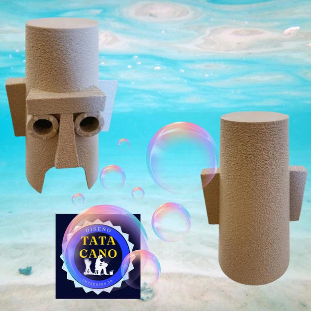 Nhà của Squidward, SpongeBob (Mô hình trang trí hồ cá) - Image 3