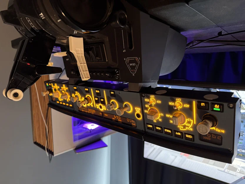 Bộ gá Winwing FCU vào Honeycomb Bravo - Image 4