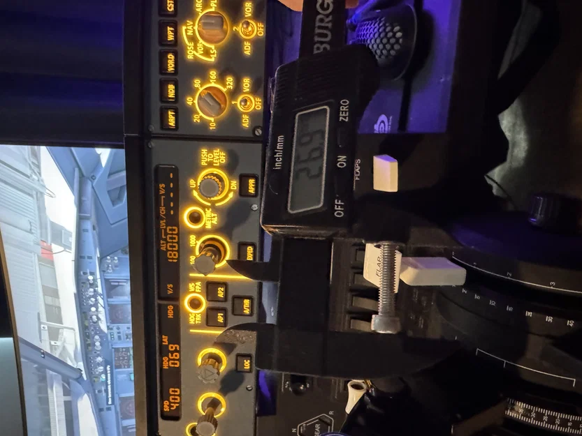 Bộ gá Winwing FCU vào Honeycomb Bravo - Image 9