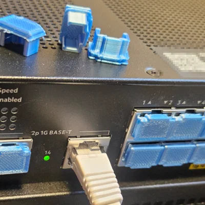 Nắp đậy cổng mạng Switch (RJ45 & SFP)