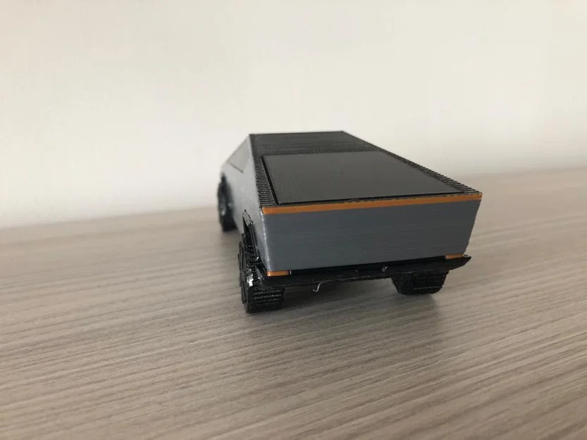 Mô hình Tesla Cybertruck phiên bản in một màu và nhiều màu - Image 3