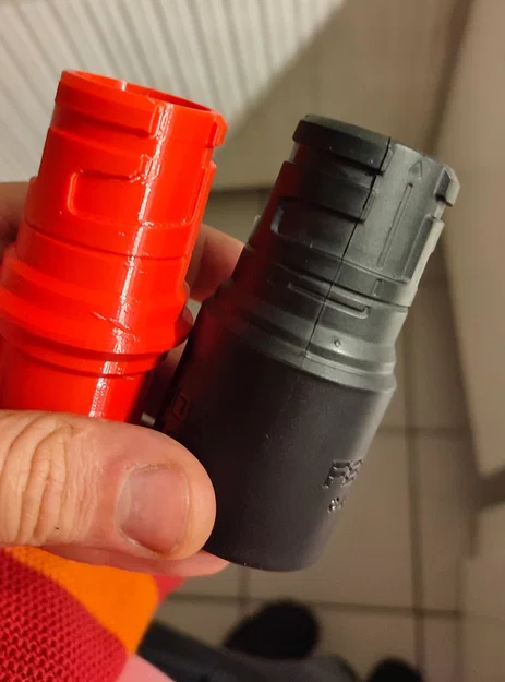 Đầu nối chuyển đổi máy hút bụi Festool (male part) (.stl, Fusion, step) - Image 1