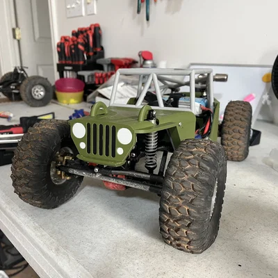 Mô hình xe Willy's Jeep tỷ lệ 1/10