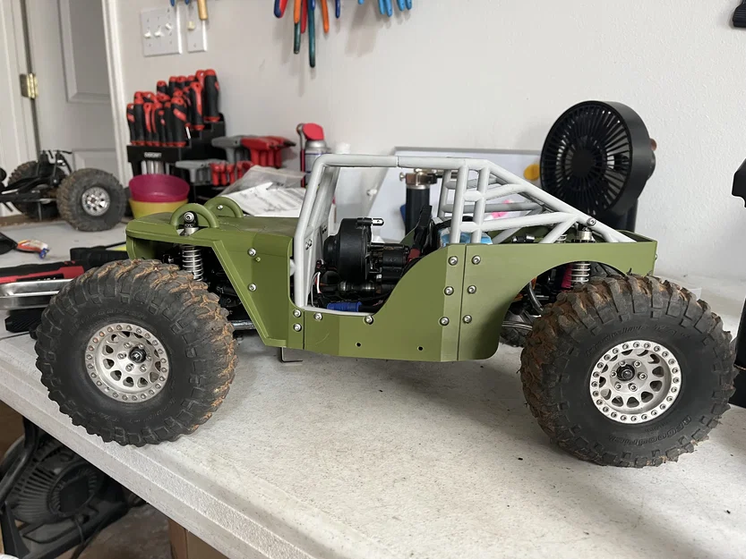 Mô hình xe Willy's Jeep tỷ lệ 1/10 - Image 3