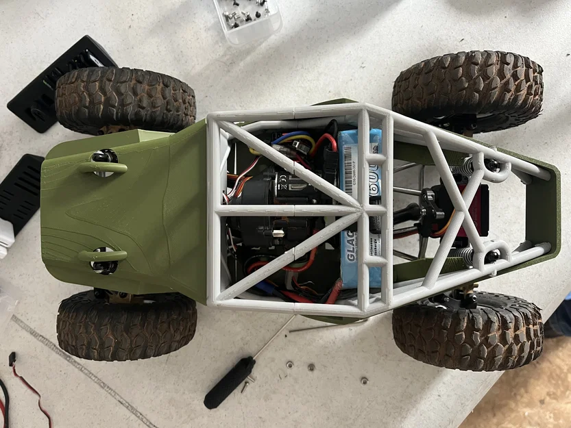 Mô hình xe Willy's Jeep tỷ lệ 1/10 - Image 5