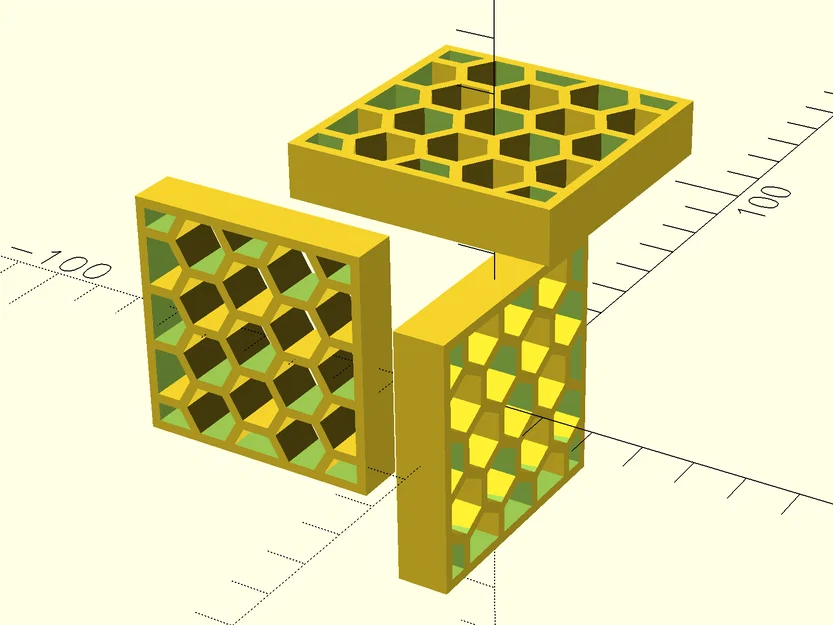 Công cụ tạo lưới lục giác đa hướng cho OpenSCAD - Image 2