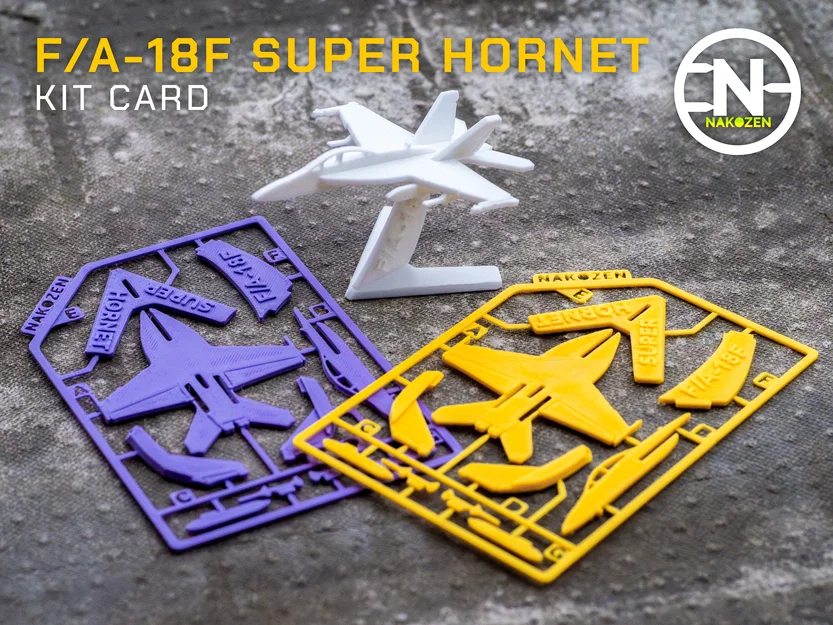 Mô hình Kit Card F/A-18F Super Hornet - Image 1