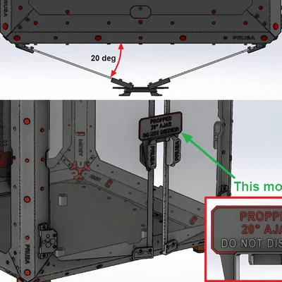 #0159 Thanh Chặn Cửa Cho Original Prusa Enclosure (OPE)