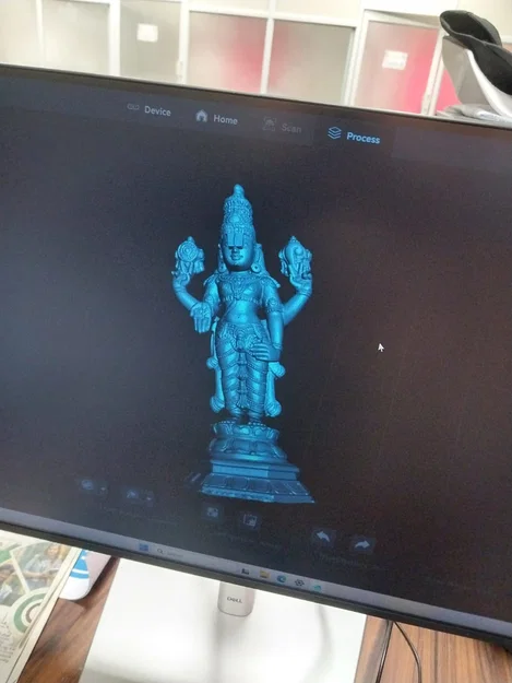 Mô hình in 3D tượng thần Lord Balaji (Venkateswara) chi tiết - Image 1