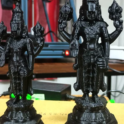 Mô hình in 3D tượng thần Lord Balaji (Venkateswara) chi tiết