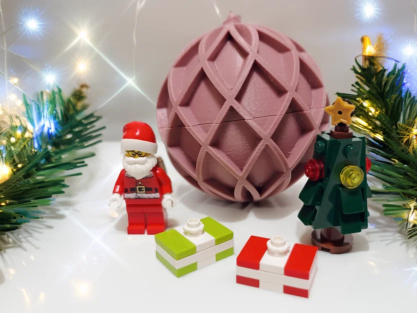 Quả cầu Giáng sinh có ngăn bí mật - Image 2