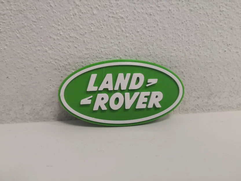 Mô hình logo Land Rover sắc nét - Phụ kiện trang trí in 3D đẳng cấp - Image 1