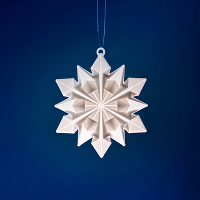 Vật phẩm trang trí Bông tuyết Origami
