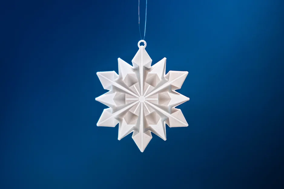 Vật phẩm trang trí Bông tuyết Origami - Image 3