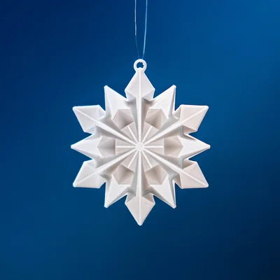 Vật phẩm trang trí Bông tuyết Origami