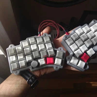 VOID Ergo S - Bàn phím cơ Split tự lắp ráp bằng công nghệ in 3D