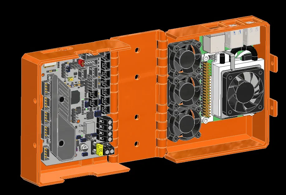 Vỏ Case Raspberry Pi 4 và BTT SKR E3 Mini V3 - Image 1