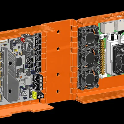 Vỏ Case Raspberry Pi 4 và BTT SKR E3 Mini V3