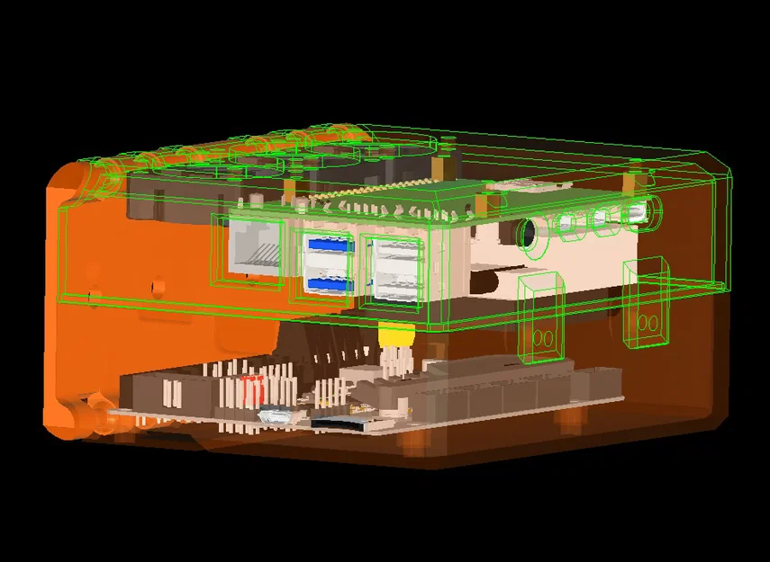 Vỏ Case Raspberry Pi 4 và BTT SKR E3 Mini V3 - Image 2