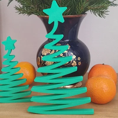 Cây thông Noel nghệ thuật hiện đại - Mô hình trang trí in 3D