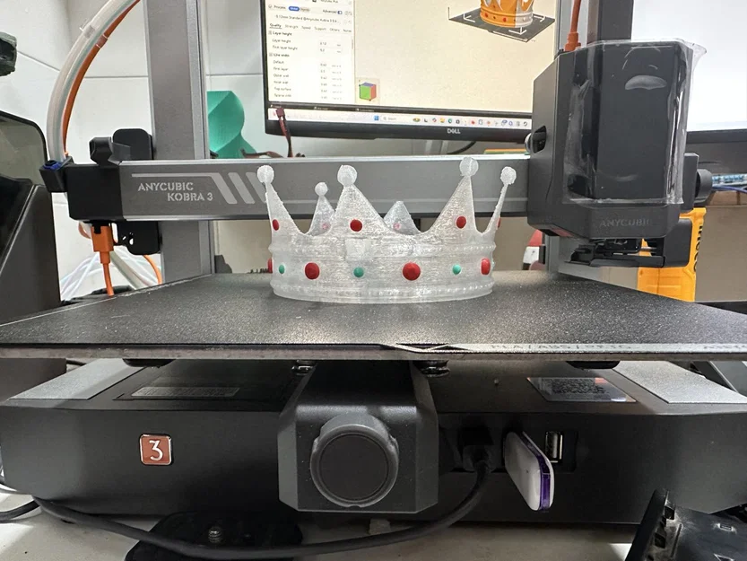 Mô hình Vương miện 3D (Crown) chi tiết - Thiết kế in 3D đẹp mắt - Image 2