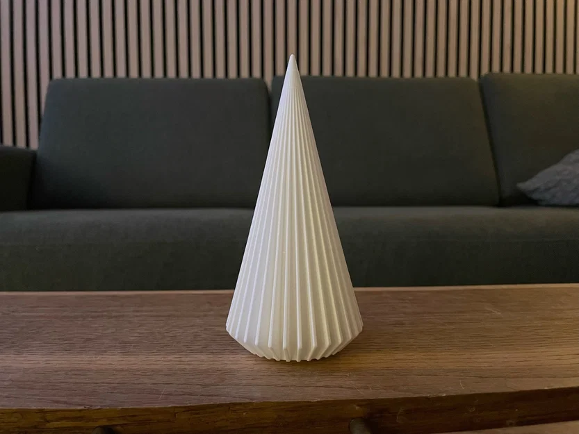 Cây thông Noel Vase Mode hiện đại (tương thích với nến điện tử) - Image 2