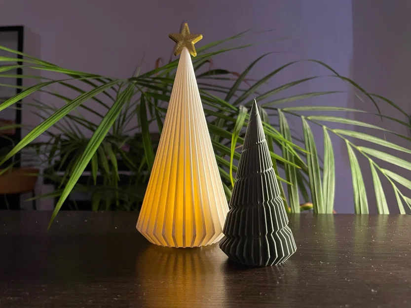 Cây thông Noel Vase Mode hiện đại (tương thích với nến điện tử) - Image 4