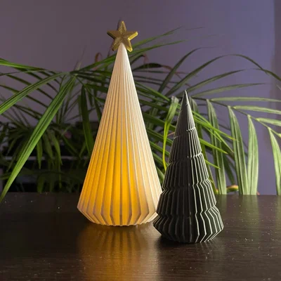 Cây thông Noel Vase Mode hiện đại (tương thích với nến điện tử)