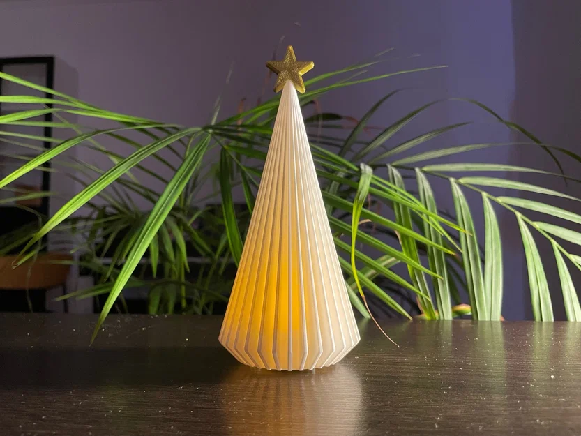 Cây thông Noel Vase Mode hiện đại (tương thích với nến điện tử) - Image 6