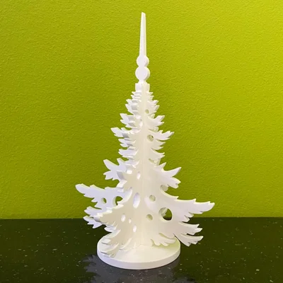 Mô hình Cây thông Noel 3D trang trí đẹp mắt cho mùa lễ hội