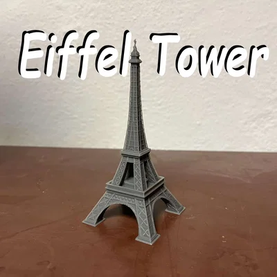 Tháp Eiffel, mô hình in 3D chân thực