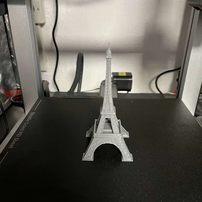 Tháp Eiffel, mô hình in 3D chân thực