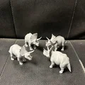 Mô hình khủng long Triceratops - Thumbnail 3