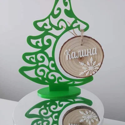 Cây thông Noel và Đồ trang trí Bông tuyết