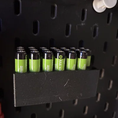 Khay Đựng Pin AAA Gắn Bảng Treo IKEA Skadis Tiện Lợi