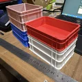 Mô hình thùng chứa mini xếp chồng (Stackable Crate Half Tall) 3D - Thumbnail 1