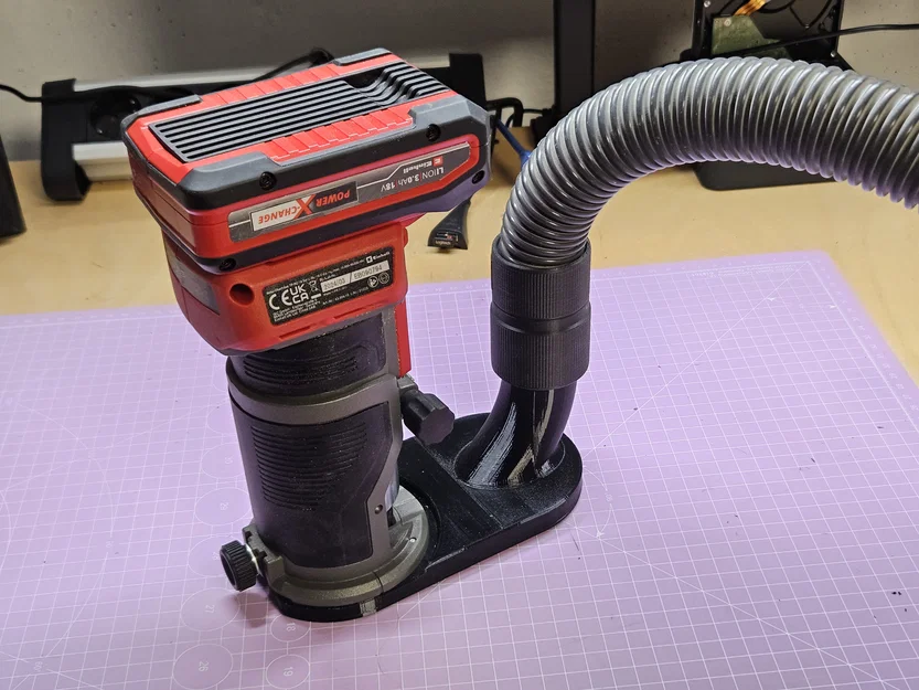 Đế hút bụi cho máy phay Einhell TP-RO 18 Li BL - Tương thích OsVac - Image 1