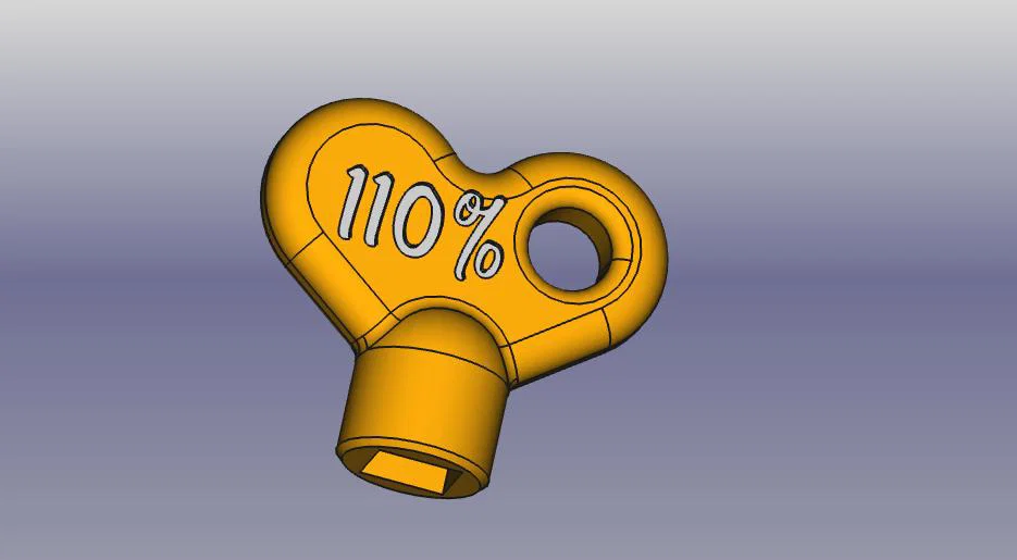 Chìa khóa xả khí bộ tản nhiệt 5,5mm (110%) - Image 2