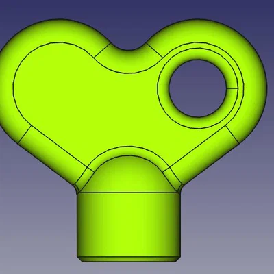 Chìa khóa xả khí bộ tản nhiệt 5mm