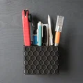 Hộp đựng dụng cụ treo tường họa tiết lục giác in 3D gọn gàng - Thumbnail 1