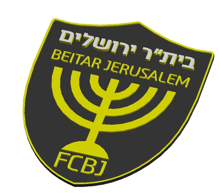 Mô hình logo 3D đội bóng Beitar Jerusalem chất lượng cao - Image 1