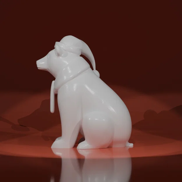 Mô hình Gấu Bắc Cực Giáng sinh - Image 7