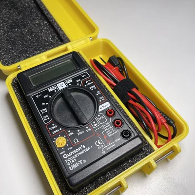 Hộp đựng Gunson's Pocketmeter có vách ngăn chứa cáp