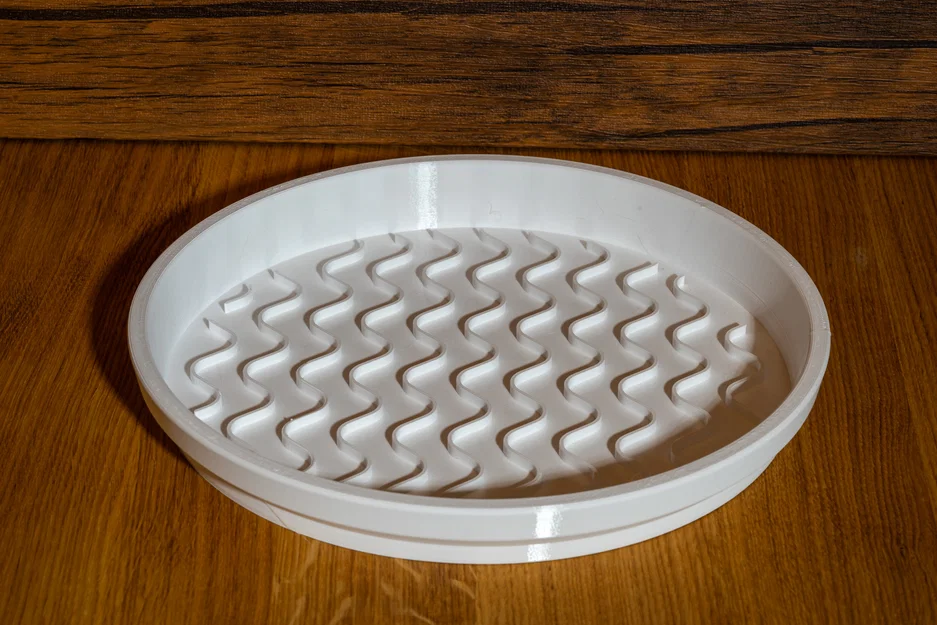 Đĩa lót chậu cây dạng tròn với nhiều kích thước và kiểu viền đa dạng - Image 3