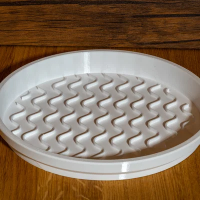 Đĩa lót chậu cây dạng tròn với nhiều kích thước và kiểu viền đa dạng