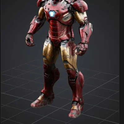 Mô hình 3D Iron Man Mark 3 - File STL chất lượng cao cho fan Marvel