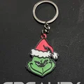 Móc khóa Grinch trang trí Giáng sinh in 3D độc đáo - Thumbnail 1